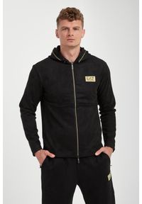 EA7 Emporio Armani - Bluza męska welurowa EA7 EMPORIO ARMANI. Materiał: welur #1