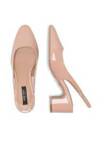 Nine West Czółenka 123AL1938-1 Beżowy. Kolor: beżowy. Materiał: skóra #7