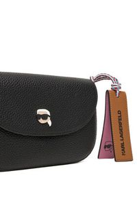 Karl Lagerfeld - KARL LAGERFELD Torebka A4W30008 Czarny. Kolor: czarny. Materiał: skórzane