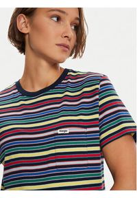 Wrangler T-Shirt Stripe 112356456 Kolorowy Regular Fit. Materiał: bawełna. Wzór: kolorowy #5