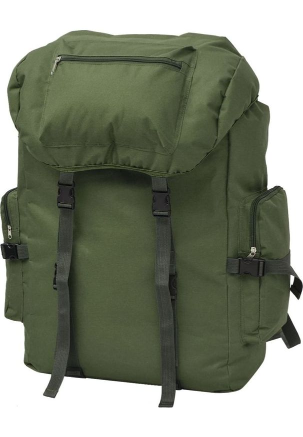 Plecak turystyczny vidaXL Wojskowy 65 l (91099). Styl: militarny