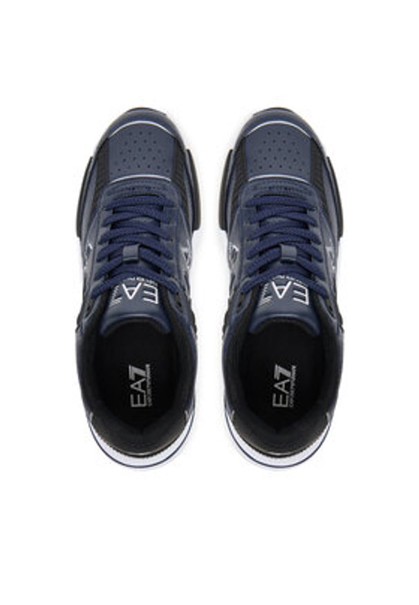 EA7 Emporio Armani Sneakersy 7X000360 AF19082 MZ169 Niebieski. Kolor: niebieski. Materiał: materiał