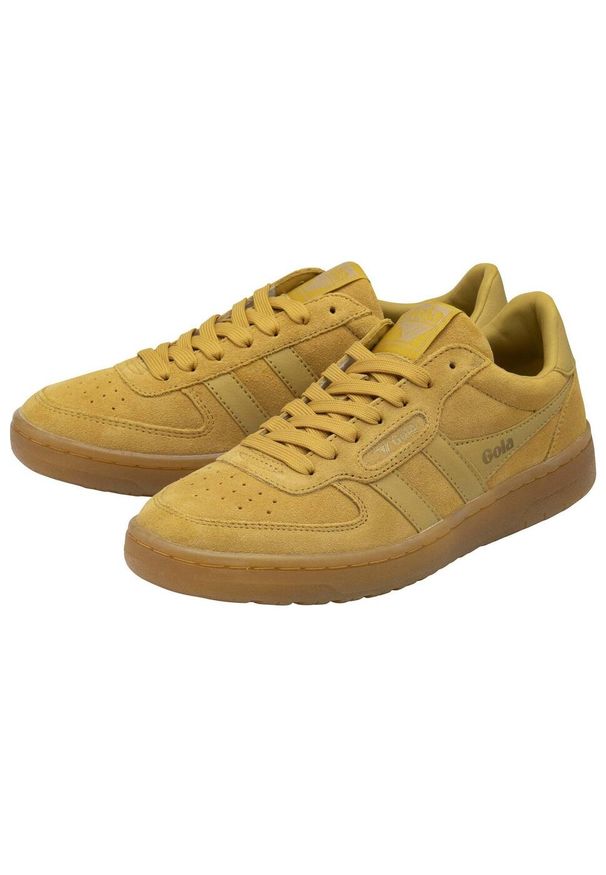 Trenerzy damscy Gola Hawk Suede 86. Kolor: żółty. Sport: turystyka piesza