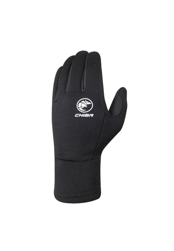 CHIBA - Rękawiczki sportowe unisex Chiba Polarfleece. Kolor: czarny. Sezon: zima. Sport: kolarstwo