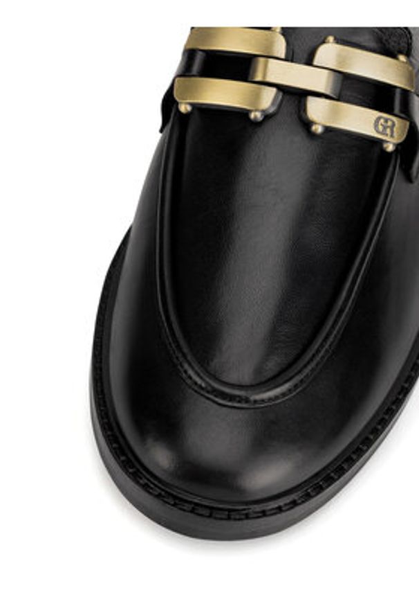 Gino Rossi Loafersy PATTY-02W1-010 Czarny. Kolor: czarny. Materiał: skóra