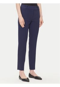 Hugo - HUGO Spodnie materiałowe Hedima-1 50544742 Granatowy Slim Fit. Kolor: niebieski. Materiał: syntetyk