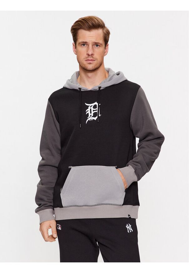 47 Brand Bluza Detroit Tigers BB009PMOPXQ601379JK Czarny Regular Fit. Kolor: czarny. Materiał: bawełna