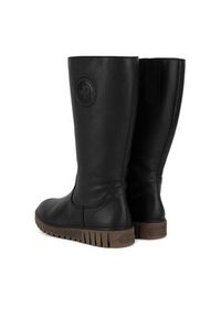 Rieker Kozaki Y3462-00 Czarny. Kolor: czarny. Materiał: skóra #4