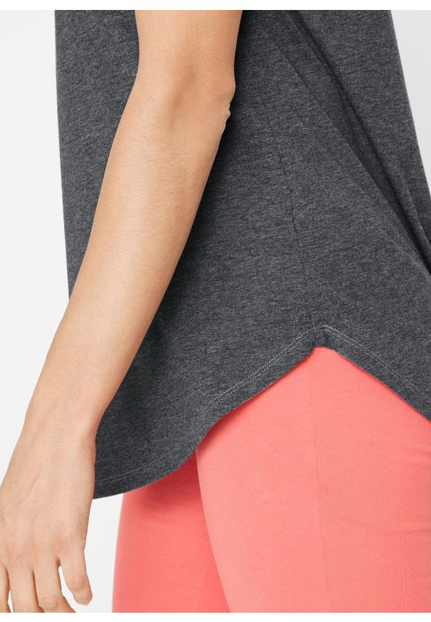 bonprix - T-shirt sportowy, krótki rękaw. Kolor: czarny. Długość rękawa: krótki rękaw. Długość: krótkie. Styl: sportowy