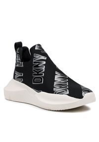 Sneakersy DKNY Ramonia K3247537 Black/White 005. Kolor: czarny. Materiał: materiał #1