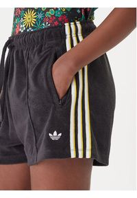 Adidas - adidas Szorty sportowe Terry Towel Firebird KD1398 Czarny Loose Fit. Kolor: czarny. Materiał: bawełna #4