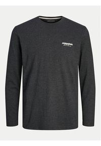Jack & Jones - Jack&Jones Longsleeve Alvis 12259735 Czarny Standard Fit. Kolor: czarny. Materiał: bawełna. Długość rękawa: długi rękaw #3