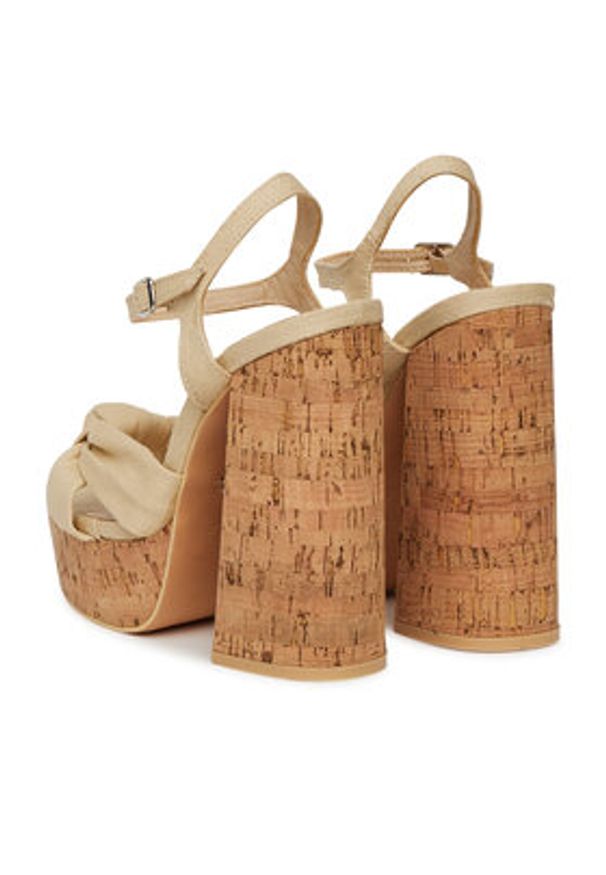 DeeZee Sandały WX2015-S-3RM Beżowy. Kolor: beżowy. Materiał: materiał