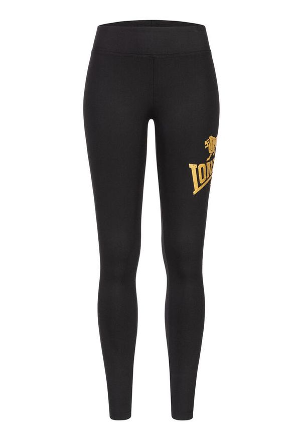 Damskie legginsy Lonsdale Aglish. Kolor: czarny. Materiał: materiał