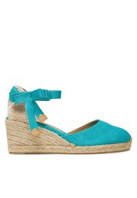 Espadryle Castañer. Kolor: turkusowy