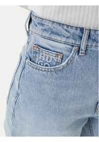 Hugo - HUGO Jeansy Garlene 50556975 Błękitny Mom Fit. Kolor: niebieski #4