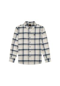 Lee - MESKA KOSZULA LEE MERCANTILE SHIRT VINTAGE ECRU JASPE PLAID 112370571. Styl: vintage #6