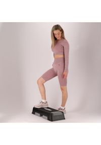 XTREME - Damskie spodenki sportowe. Kolor: różowy. Materiał: elastan, poliester. Sport: fitness