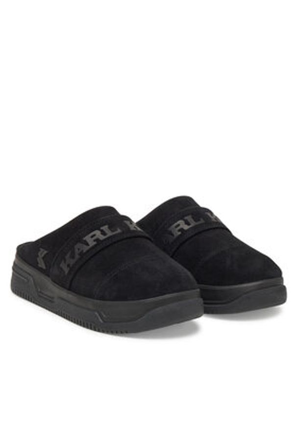 Karl Kani Klapki Samo Slipper PD00002686 Czarny. Kolor: czarny. Materiał: zamsz, skóra