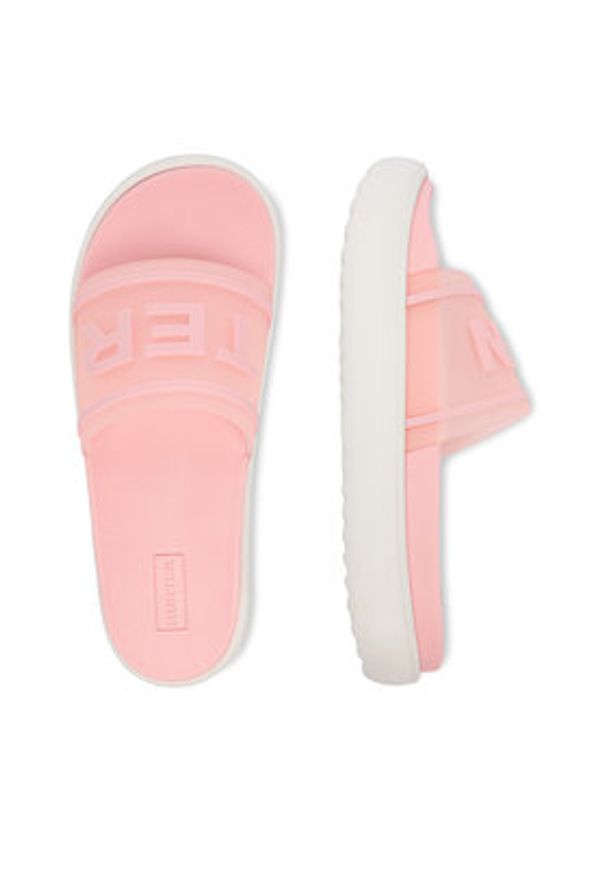 Hunter Klapki HU88895A Różowy. Kolor: różowy. Materiał: syntetyk