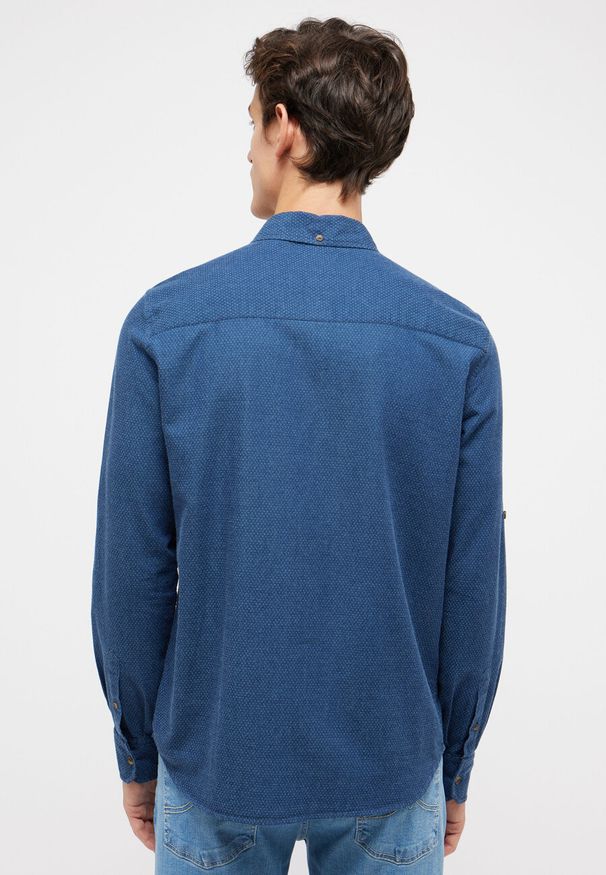 Mustang - Męska Koszula MUSTANG Rawlins Dress Blues 1014766 5334
