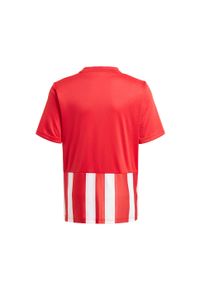 Adidas - Koszulka dziecięca adidas Striped 21. Kolor: czerwony, biały, wielokolorowy. Sport: piłka nożna