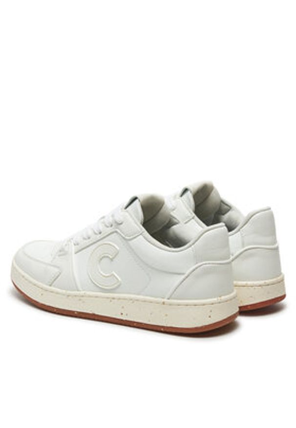 Coccinelle Sneakersy E4 RWK 24 01 01 Biały. Kolor: biały. Materiał: skóra