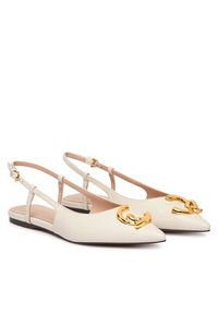 Coccinelle Baleriny C-Me E4 SB3 21 02 01 Biały. Kolor: biały. Materiał: skóra #4
