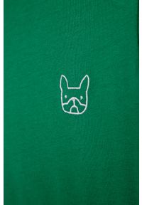 Jack & Jones - T-shirt. Okazja: na co dzień. Kolor: zielony. Materiał: bawełna, dzianina. Styl: casual #2