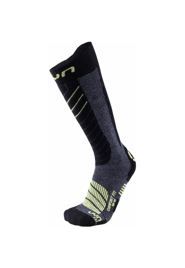 Skarpety narciarskie męskie UYN Ski Comfort Fit. Kolor: czarny. Sport: narciarstwo