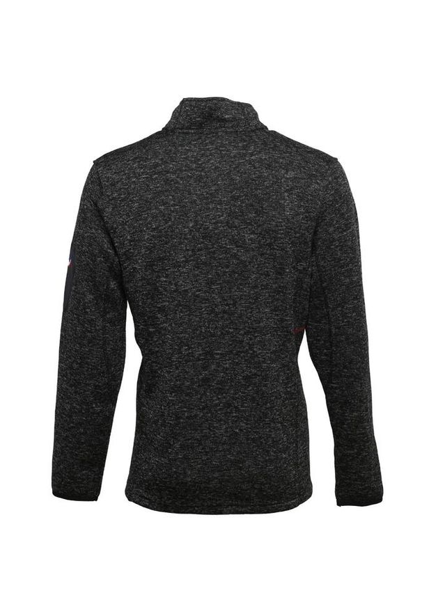 PEAK MOUNTAIN - Bluza polarowa typu half zip Peak Mountain Cypar. Kolor: czarny. Materiał: polar. Sezon: zima. Sport: narciarstwo