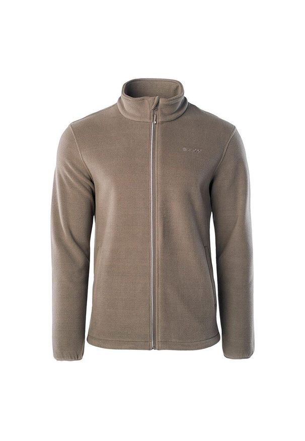 Hi-tec - Bluza Polarowa Męska Nader. Kolor: zielony. Materiał: polar. Sezon: zima. Sport: turystyka piesza