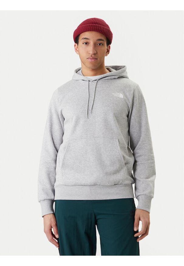 The North Face Bluza Simple Dome NF0A89FC Szary Regular Fit. Kolor: szary. Materiał: syntetyk