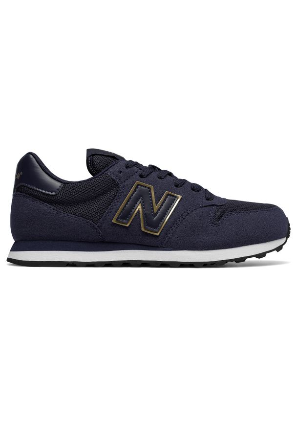 Buty New Balance GW500NGN - granatowe. Okazja: na co dzień. Kolor: niebieski. Materiał: materiał, syntetyk, zamsz. Szerokość cholewki: normalna