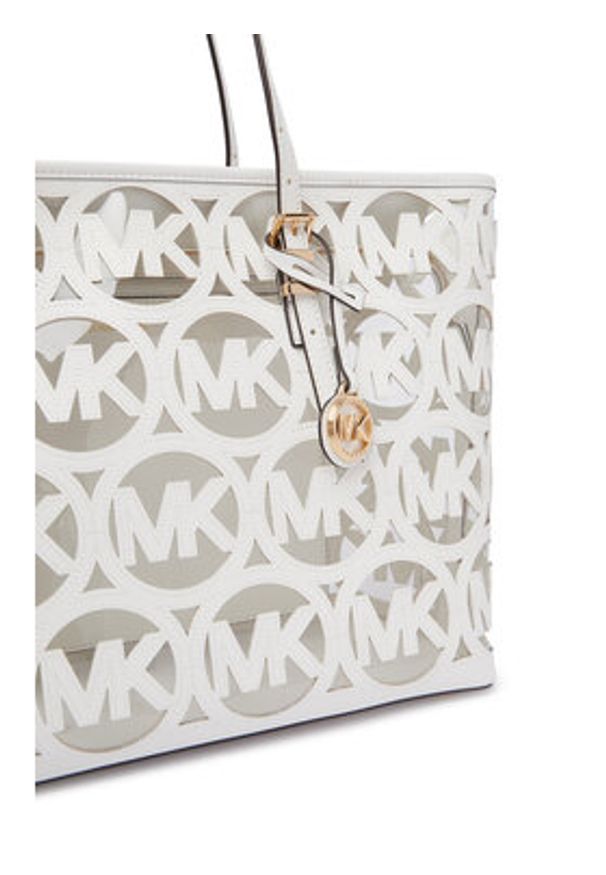 MICHAEL Michael Kors Torebka 30S6GQNT9O Biały. Kolor: biały. Materiał: skórzane