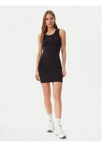 Tommy Jeans Sukienka codzienna Essential DW0DW20674 Czarny Slim Fit. Okazja: na co dzień. Kolor: czarny. Materiał: bawełna. Typ sukienki: proste. Styl: casual #4