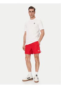 Adidas - adidas T-Shirt Trefoil Essentials JI8544 Biały Regular Fit. Kolor: biały. Materiał: bawełna #4