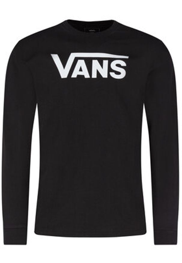 Vans Longsleeve Classic VN000K6HY281 Czarny Classic Fit. Kolor: czarny. Materiał: bawełna. Długość rękawa: długi rękaw
