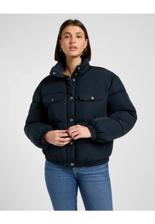 Lee - DAMSKA KURTKA LEE RIDER PUFFER JACKET BLACK 112370872