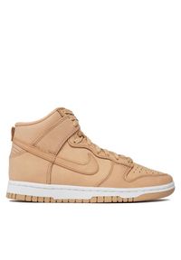 Nike Sneakersy Dunk High Prm Mf DX2044 201 Beżowy. Kolor: beżowy. Materiał: skóra, nubuk