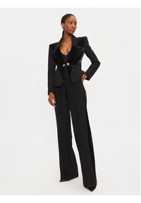 Babylon Spodnie palazzo S00500 Czarny Wide Leg. Kolor: czarny. Materiał: syntetyk #5