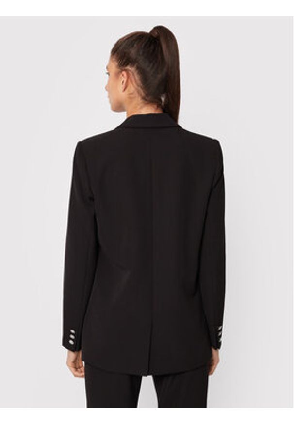 Custommade Marynarka Firdos 999425821 Czarny Regular Fit. Kolor: czarny. Materiał: syntetyk