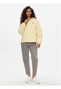 Tommy Jeans Wiatrówka Chicago DW0DW17747 Żółty Regular Fit. Kolor: żółty. Materiał: syntetyk #4
