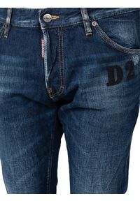 DSQUARED2 - Dsquared2 Jeansy "Cool Guy Jean" | S74LB1277 S30789 | Mężczyzna | Niebieski. Okazja: na co dzień. Kolor: niebieski. Wzór: aplikacja. Sezon: lato. Styl: elegancki, casual #3