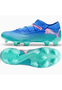 Buty Puma Future 7 Ultimate Low FG/AG 107919 01 niebieskie. Kolor: niebieski. Materiał: syntetyk, materiał. Szerokość cholewki: normalna. Sport: piłka nożna #1