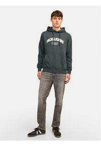 Jack & Jones - Jack&Jones Bluza Bronx 12262919 Zielony Regular Fit. Kolor: zielony. Materiał: syntetyk