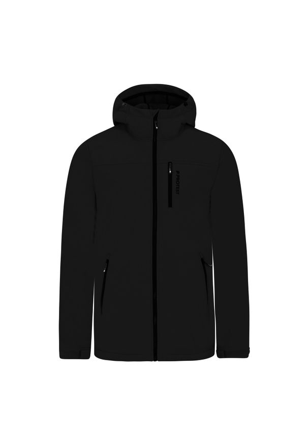 Kurtka narciarska Protest Kagu. Kolor: czarny. Materiał: poliester, elastan. Sezon: zima. Sport: narciarstwo