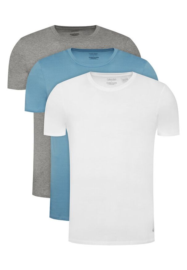 Calvin Klein Underwear Komplet t-shirtów LV00NB4051 Kolorowy Regular Fit. Materiał: bawełna. Wzór: kolorowy