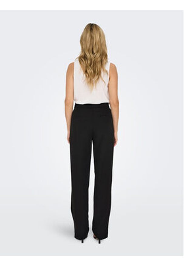 only - ONLY Spodnie materiałowe 15298840 Czarny Straight Fit. Kolor: czarny. Materiał: syntetyk