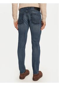 Baldessarini Jeansy B1 16516/000/1480 Granatowy Tapered Fit. Kolor: niebieski